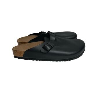 Birkenstock Leather Boston Slip On Mules Shoes Men's Size EU 46 US 13-13.5
